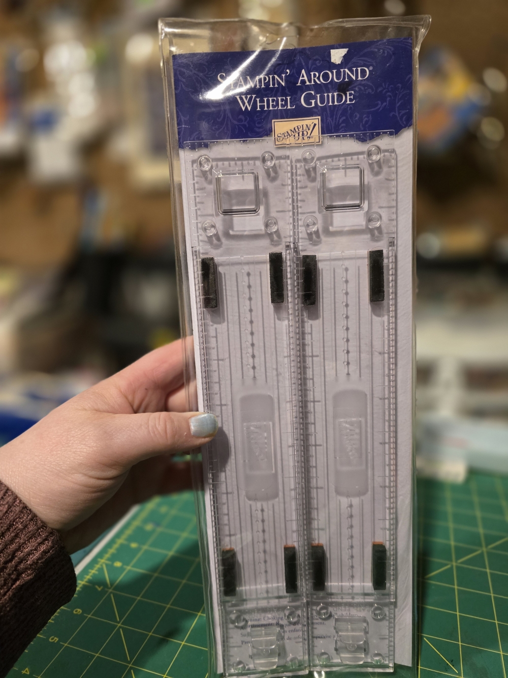 Stampin' Around Wheel Guide - Clear Crafting Tool